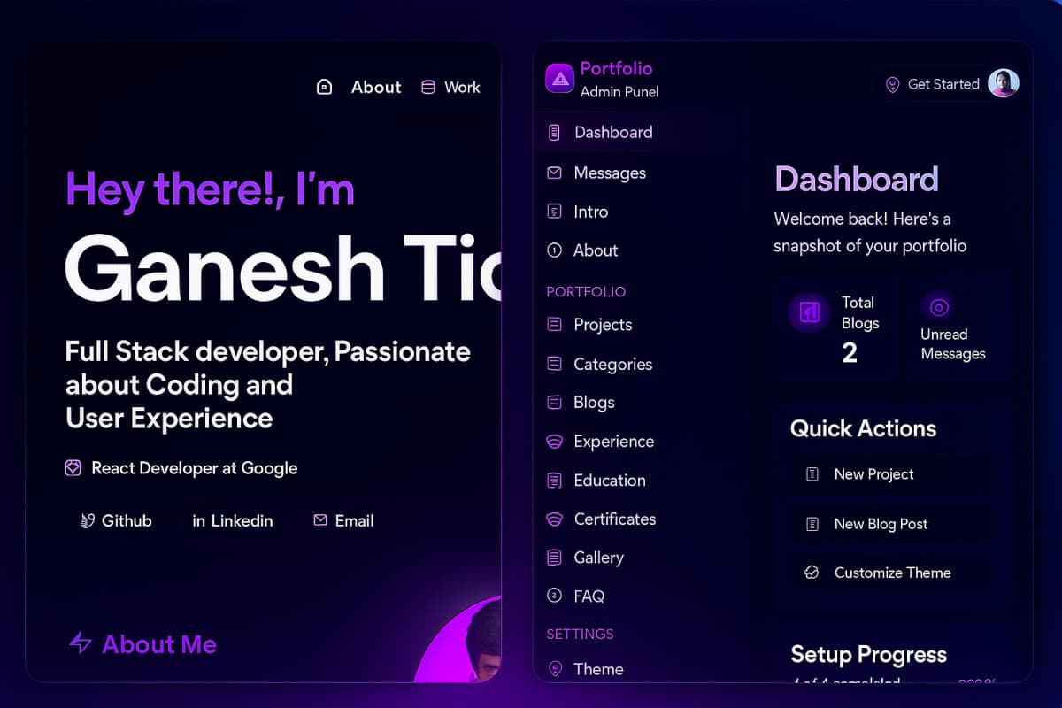 Modern Portfolio – The Ultimate Customizable Portfolio Builder